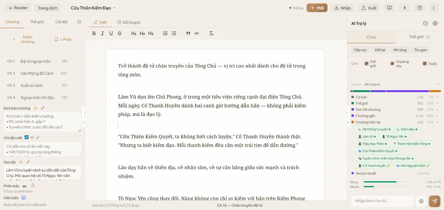 VietPhrase Writer - Editor với Context Inspector